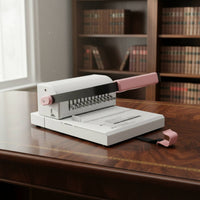12-Hole Paper Punch Binder Adjustable Punching Wire Binding Machine for Crafters