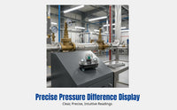 Compressed Air Strainer Differential Pressure Gauge, Direct Pipeline Connection, Pointer Display, Multi-Model