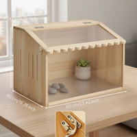 Temperature Control Bearded Dragon Vivarium Insulated Gecko Breeding Box Waterproof Bottom Heated Lizard Enclosure Good Ventilation