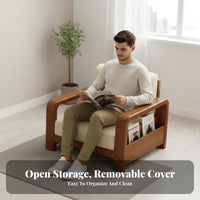 Storage Sofa Modern Design Living Room Furniture Small Space Solution Couch for Apartment Dwellers, Homeowners, Lounging Area, Home Theater