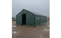 Heavy-Duty Canvas Tent Rainproof Construction Work Tent 3-Layer Thickened Material Emergency Relief Shelter