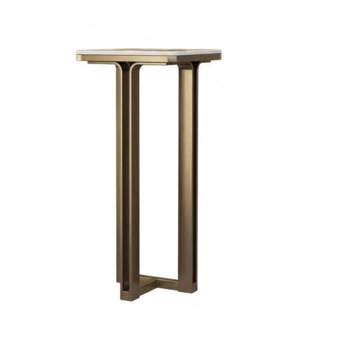 Light Luxury Aesthetic Tall Display Pedestal Minimalist Design Square Top Pedestal Stand Floor-Standing Plant Holder Scratch Resistant for Interior Designers, Homeowners, Living Room, Balcony, Entrance Hall, Entryway