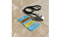 Pool Rule Sign Portable Designated Water Watcher Badge Illustrated Pictures