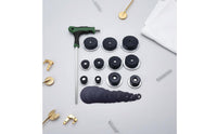 Saxophone Tone Hole Multiple-Piece Set Saxophone Pad Seat Tool Airtightness Recovery Sax Neck Repair Tool for Professionals