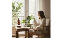 Tabletop Melody Box Freestanding Melody Box with Round Base Musical Movement Decorative Decor Vintage-Inspired for Living Room