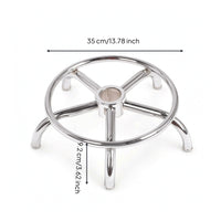 Swivel Stool Base Chrome-Plated Bar Stool Base Mount Plate Polished Hardware Replacement
