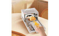 Stainless Steel Manual Bread Cutter Even Slicing Hamburger Bun Cutter Easy Operation for Bakeries, Restaurants
