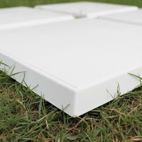 5 Pieces Waterproof Home Plate Bases and Pitcher's Rubber 5 Piece Baseball Base Set for Junior Leagues, Practice, Backyard, Gym Class