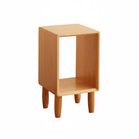 Modern Minimalist Design dual-level circular table Nordic design 2-Tier Round Stand Space-Saving Nightstand multipurpose Use for Apartment Dwellers, Homeowners, Students, Living Room, Bedroom, Small Spaces, Entryway