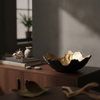 Irregular Decorative Bowl Sculptural Decorative Fruit Tray Stylish for Tabletop