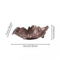 Decorative Bowl Sculptural Tabletop Vessel Modern-Industrial Art Bowl for Living Room