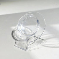 Clear Acrylic Bracelet Display Stand, Single Tier Jewelry Holder, Retail for Counter, Transparent Organizer Rack