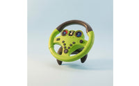 Steering Wheel Toy with 360-Degree baseDegree Rotating Simulated Driving Steering Wheel Realistic for Young Children, Kids, Travel, Playroom