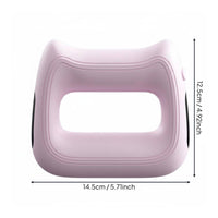 Multi-Functional Vibrating Fascia Circular Massager 5 Modes Circular Shaped Fitness Massager Rechargeable Portable Weight Loss Vibrator Skin-Friendly Material for Office