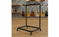 Multi Guitar Rack Space Saving Multiple Guitar Floor Stand Sturdy Metal Frame Universal Instrument Stand for Artists, Studio, Home