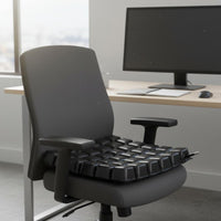 Inflatable Pad Breathable Inflatable Seat Cushion Ergonomic Design TPU Seat Cushion for Office Workers, Students, Car
