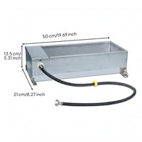 Automatic Livestock Waterer Easy Clean Automatic Water Trough Rolled Edge Design Open Top Basin