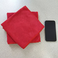 Microfibre Cloth Car Drying Towel, Highly Absorbent Cloth for Detailing, Non-linting Microfibre Cloth 40cm x 40cm with Bound Edges, 400g Weight