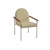 Upholstered Dining Chair Comfortable Upholstered Armchair Supportive Dining Chair for Bedroom