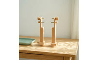 Clamp-on Embroidery Hoop Stand Adjustable Embroidery Frame Stand Beech Wood Cross Stitch Holder Sturdy for Embroiderers