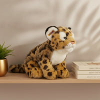 Leopard Cub Stuffed Animal Soft Stuffed Leopard Cub Spotted for Bedroom