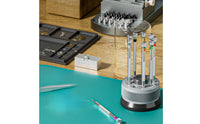 Precision Screwdriver Set Knurled Screwdriver Set with Stand Versatile Tool Kit for Watchmakers