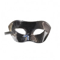 Cutout Eye Openings Mirror Mosaic Mask Reflective Disco Ball Mask Contoured Face Covering Elastic Strap