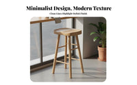 Light Luxury Design Solid Wood Bar Table Set Easy to Clean Bar Height Dining Table Sturdy Support Legs Counter Height Dining Set Polished Rounded Corners for Cafe Owners, Apartment Dwellers, Window Side, Small Areas, Breakfast Nook, Living Room