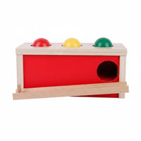 Hand-Eye Coordination Object Permanence Box Fine Movement Skills Wooden Ball Drop Toy Focus Training Toddler Coin Box Toy Polished and Burr-Clear for Toddlers, Infants, Home, Preschool, Daycare