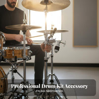 Single-Press Operation Hi-Hat Drop Clutch Effortless Adjustments Quick Release Hi-Hat Clutch Long-Lasting Metal Construction