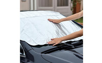 Reflective Car Windshield Cover Year-Round Front Windshield Cover Resistant Windproof for Winter