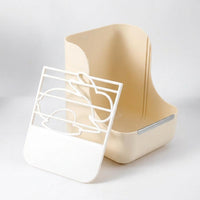 Tip Resistant Feeder Lagomorph Hay Feeder with Hay Rack, 2-in-1 Food Grade Combination Bowl for Guinea Pigs and Chinchillas