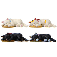 Japanese Style Lying Cat Figurine for DIY Micro Landscape and Phone Case Decoration