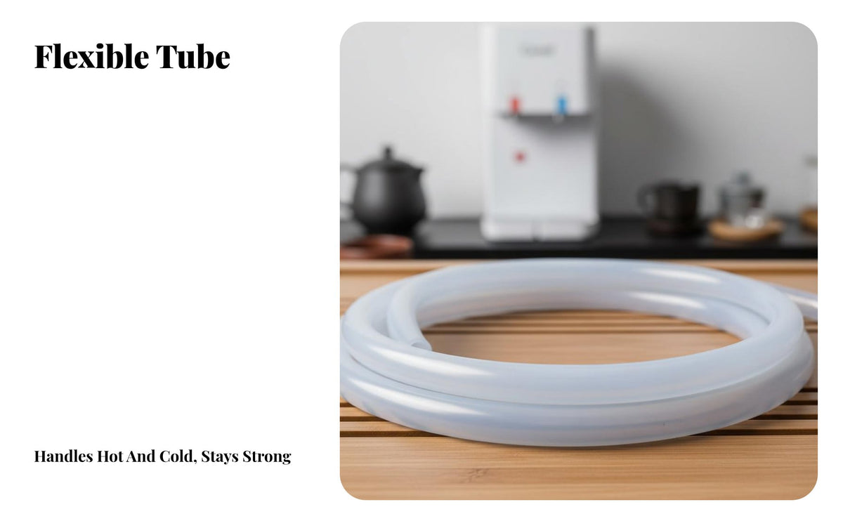 Tea Desktop Water Dispenser Hose and Odorless Flexible Water Suction Tubing Temperature Resistant Food Grade Silicone Hose for Office Workers