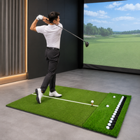 golf hitting mat