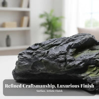 Realistic Texture Faux Qinglong Stone Natural Look Indoor Decorative Rockery Long-Lasting Landscaping Simulation Stone Easy Installation for Homeowners, Landscapers, Interior Designers, Living Room, Yard, Patio, Office
