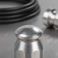 Water Rat Nozzle Clog Removing High Pressure Drain Nozzle Plumbing Equipment for Plumbers, DIY Enthusiasts
