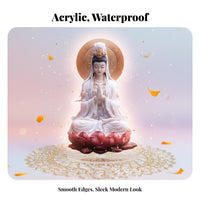 2D Acrylic Ornament Holiday Gift Flat Printed Display Stand Water-Resistant Desktop Acrylic Display for Mom, Collectors, Office Decor