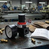 Air Pressure Regulator Adjustable Valve Accurate for Workshop, Mechanics, DIYers