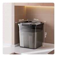 Moisture-Proof Rice Storage Container Large Capacity Airtight Rice Bin Safe for Kitchen Countertop