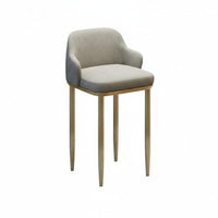 With supportrest Restaurant design Barstool Modern Design Lowsupport Pedestal Stool Integrated Footrest Counter Chair Stable Round Base for shop Staff, Receptionists, Business Owners, Reception Area, Cafe, Bistro, Kitchen