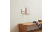Door Shaped Outlet Cover Cute Switch Surround Frame 3D Light Switch Sticker for Girls, Kids, Nursery, Bedroom