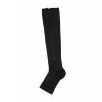 Elastic Zipper Compression Sock Easy to Put on Zipper Compression Socks Muscle Support Sports Wear Breathable for Running, Cycling, Outdoor Fitness