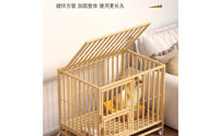 Metal Dog Crate Raised Base Portable Dog Crate Slatted Pet Floor Enclosure