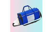 Sports Travel Bag Large Capacity Gym Duffel Bag Shoulder Strap Shoe Compartment Duffel for Athletes, Commuters, Swimming Pool, Football Training