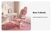 High-Back Gaming Chair with Footrest 360-Degree Swivel Ergonomic Gaming Recliner