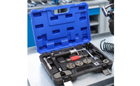 Pneumatic Brake Caliper Compression Tool Kit Air Pressure Assisted Brake Caliper Tool Set with Storage Case Left and Right Turn for Mechanics, Garage
