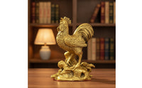 Chicken Figurine Carved Chicken Ornament Decorative Sculpture for Living Room