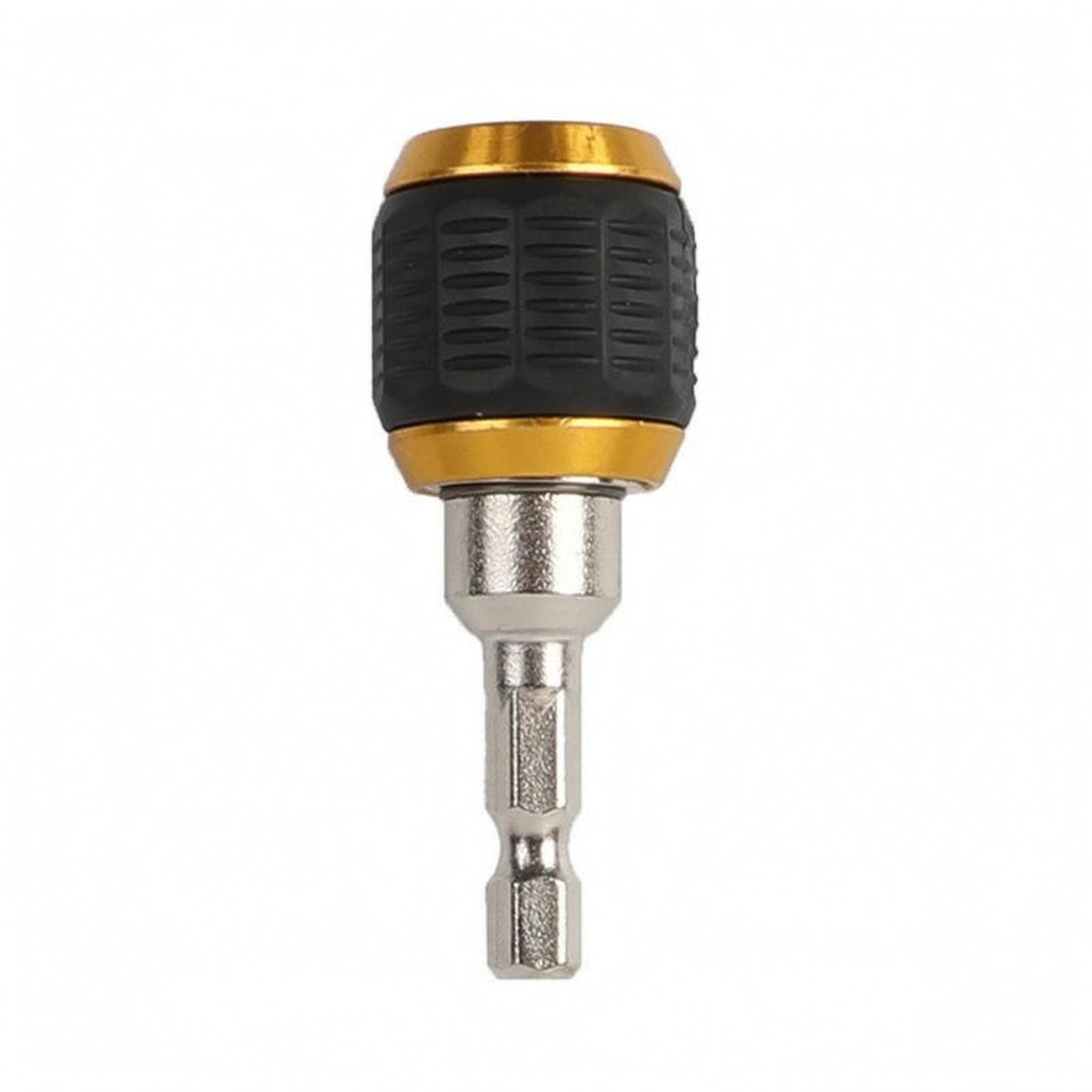Knurled Grip Fast-Swap Drill Adapter 6.35 Mm Self-Locking Bit Adapter Metal Body Self-Locking Bit Holder