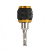 Knurled Grip Fast-Swap Drill Adapter 6.35 Mm Self-Locking Bit Adapter Metal Body Self-Locking Bit Holder